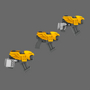 Patriotic Knights Eagle Retro Nailer Pistol X 10 - Only-Games