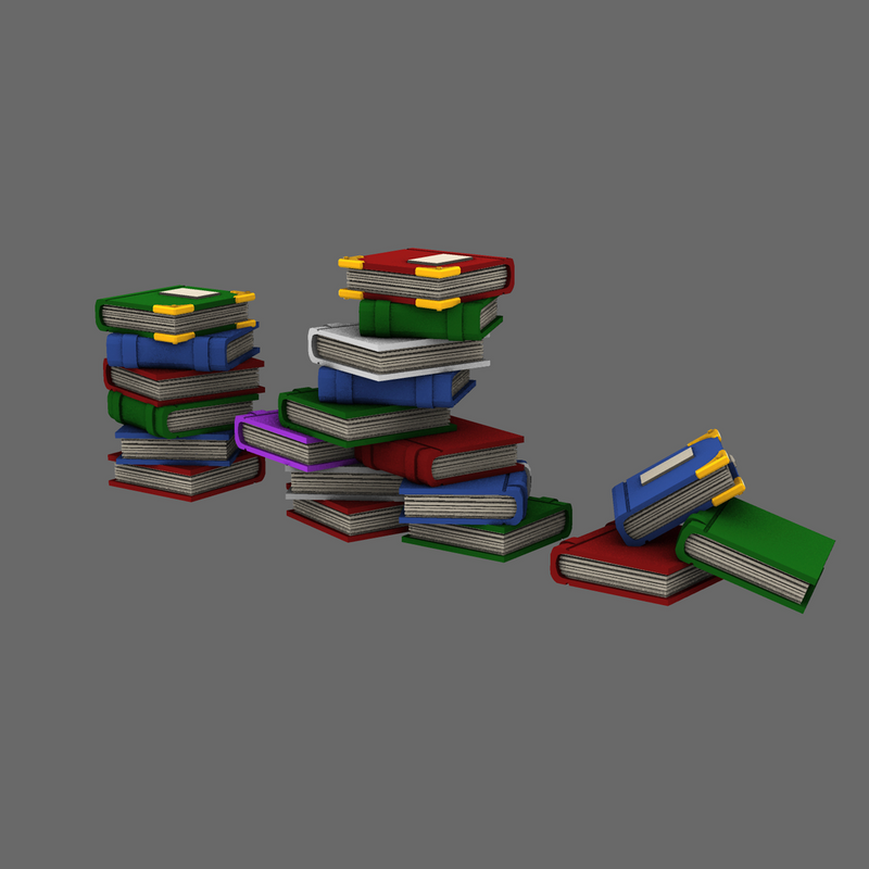 BWTF Scenics Stacked Books - Only-Games