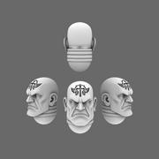 Arthurian Knights V10 Faithful Exposed Heads - Only-Games