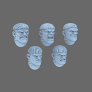 Arthurian Knights V10 Squire Heads - Only-Games