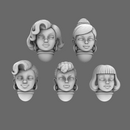 Legion of Barb Vintage Fashion Doll Heads - Only-Games