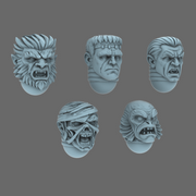 Pumpkin Lords V10K Monster Squad Heads x5 - Only-Games