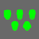 Pumpkin Lords V10K Monster Squad Heads x5 - Only-Games