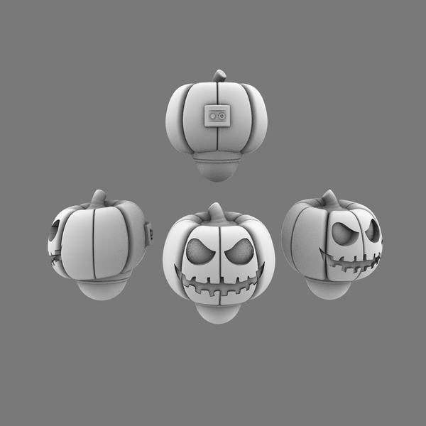 Pumpkin Lords V10K Jack O Lantern Helmets X 10 - Only-Games