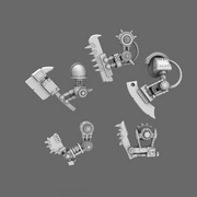 Space Orcs- Robo Boyz Melee Arms - LEFT - Only-Games
