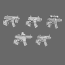 Space Knights MPX Style Pistol LEFT X 10 - Only-Games