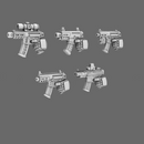 Space Knights MPX Style Pistol LEFT X 10 - Only-Games