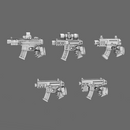 Space Knights MPX Style Pistol RIGHT X10 - Only-Games