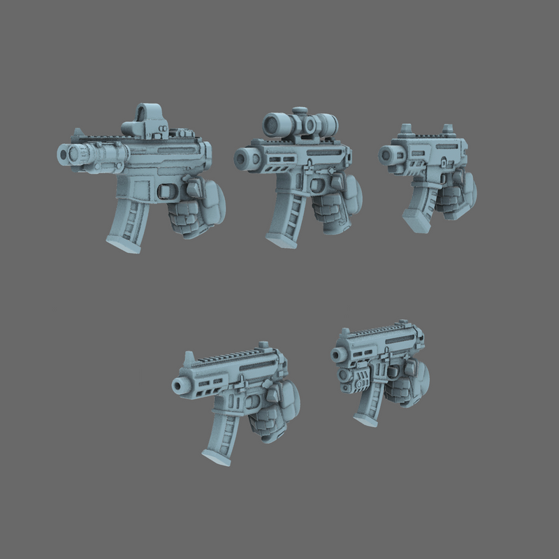 Space Knights MPX Style Pistol RIGHT X10 - Only-Games