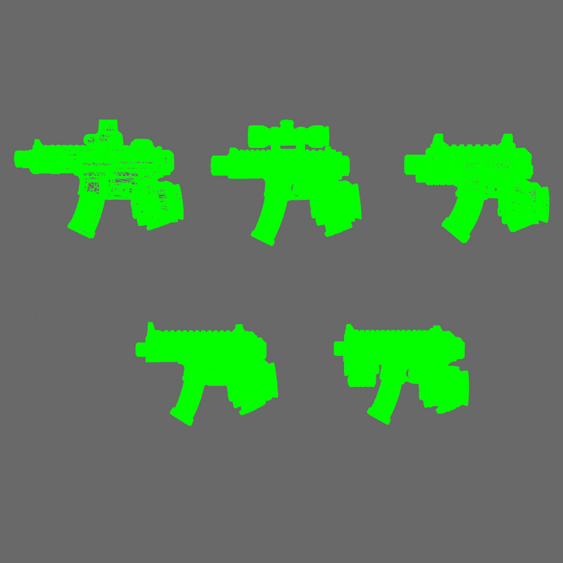 Space Knights MPX Style Pistol RIGHT X10 - Only-Games