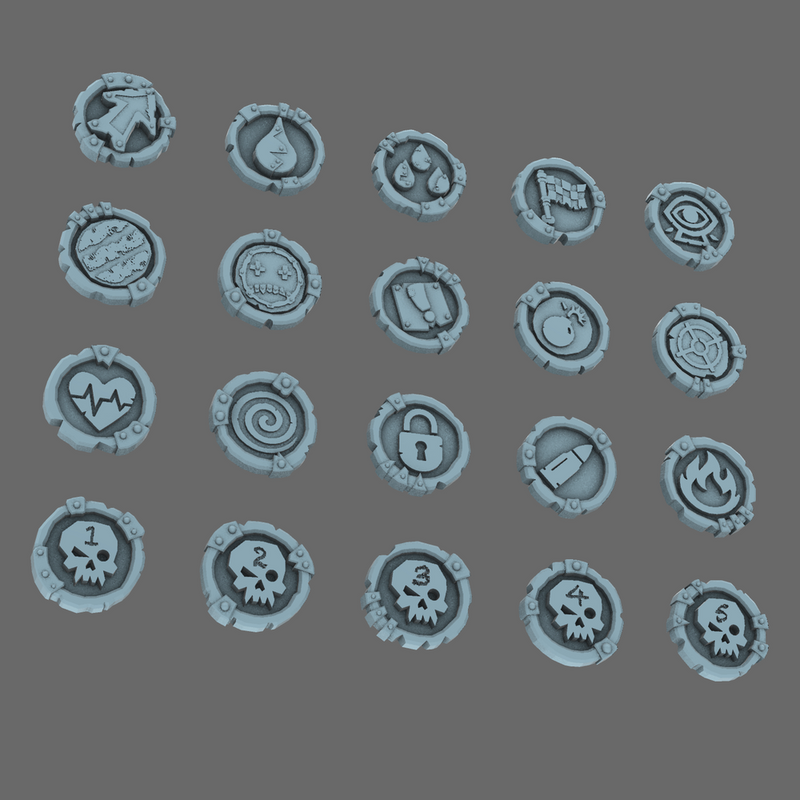 Space Orcs OPR Tokens - Only-Games