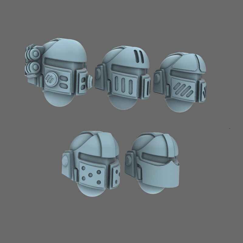 Space Knights V10 Helmet Type 251002 X 10 - Only-Games