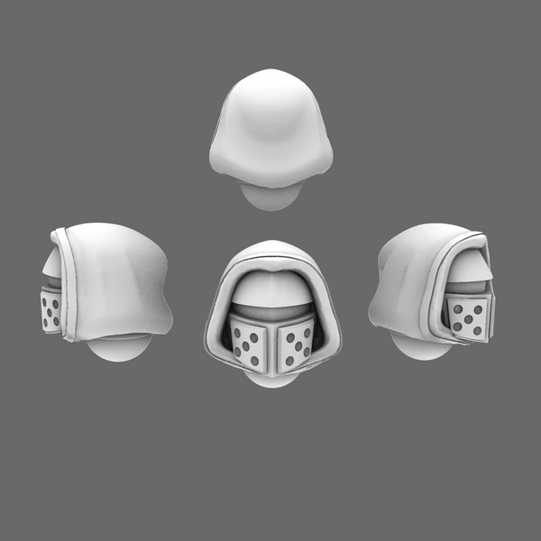 Space Knights V10 Hooded Helmet Type 251004 X 10