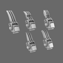 Cyber Samurai Tekko Melee Hand Weapons