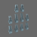 Cyber Samurai Tekko Melee Hand Weapons