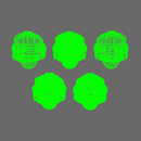 Space Knights V10 Helmet Type 251102 X 10