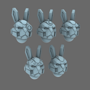Mecha Furry V10K Bunny Mech Helmets X 10 - Only-Games