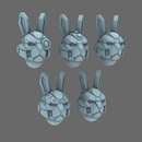 Mecha Furry V10K Bunny Mech Helmets X 10
