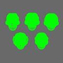 Space Knights V10K Chief Helmet X 10