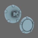 Space Knights Domed Shield Type B LEFT X 5