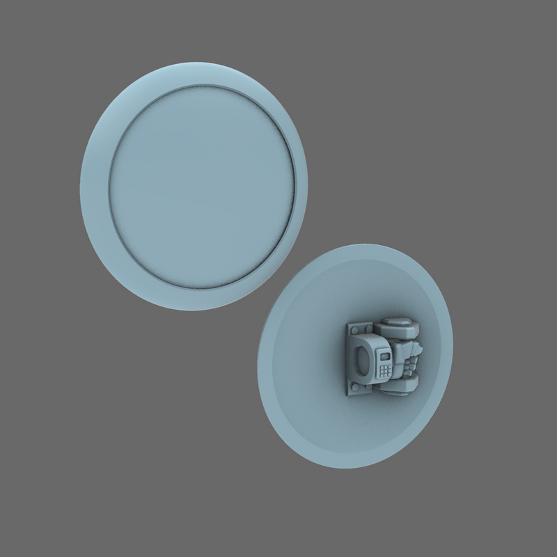 Space Knights Domed Shield Type A LEFT X 5 - Only-Games