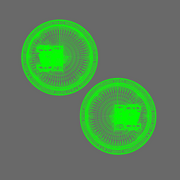Space Knights Domed Shield Type A LEFT X 5 - Only-Games