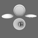 Space Knights Domed Shield Type A NOHAND X 5