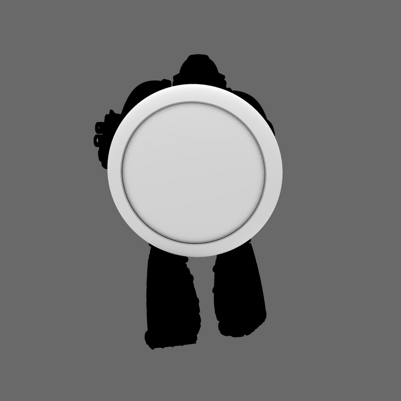 Space Knights Domed Shield Type A NOHAND X 5 - Only-Games