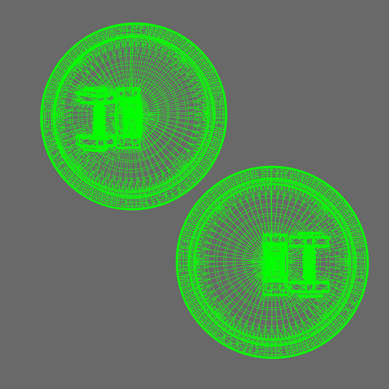 Space Knights Domed Shield Type A NOHAND X 5 - Only-Games