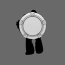 Space Knights Domed Shield Type B NOHAND X 5