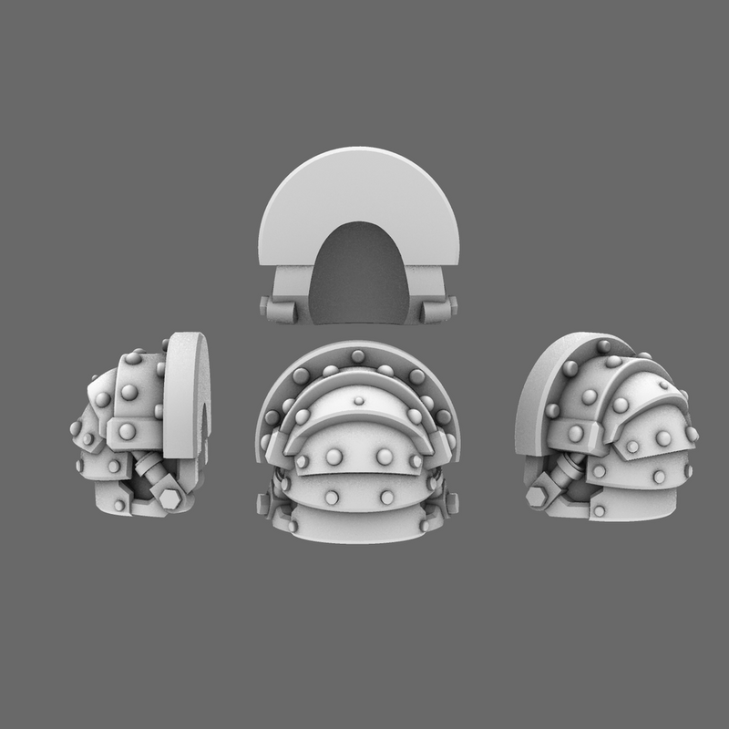 Space Knight V1 Exterminator Shoulder Pads Type C X 10 - Only-Games