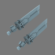 Space Knights Fantasy Cloud Sword RIGHT X 10 - Only-Games
