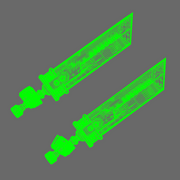Space Knights Fantasy Cloud Sword RIGHT X 10 - Only-Games
