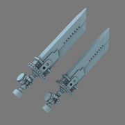 Space Knights Fantasy Cloud Sword LEFT X 10 - Only-Games