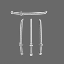 Cyber Samurai Techno Katana Type A NOHAND X 10