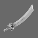 Cyber Samurai Demon Dog Sword NOHAND