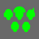 Space Knights V3 Warrior Helmets X 10