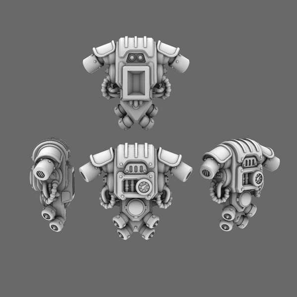 Space Knights V3 Warrior Backpack X 10