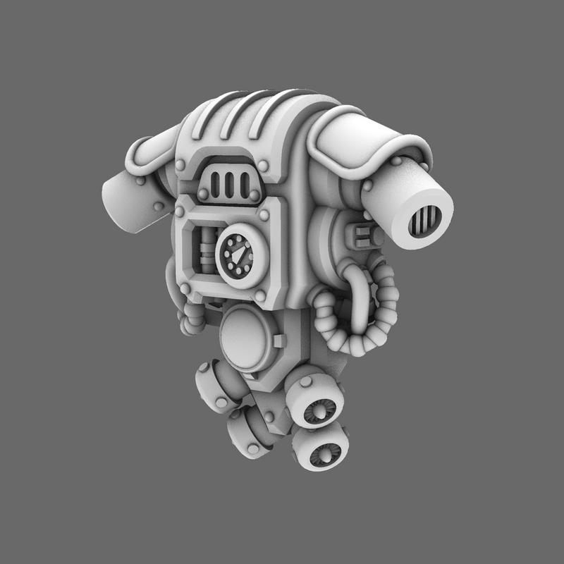 Space Knights V3 Warrior Backpack X 10