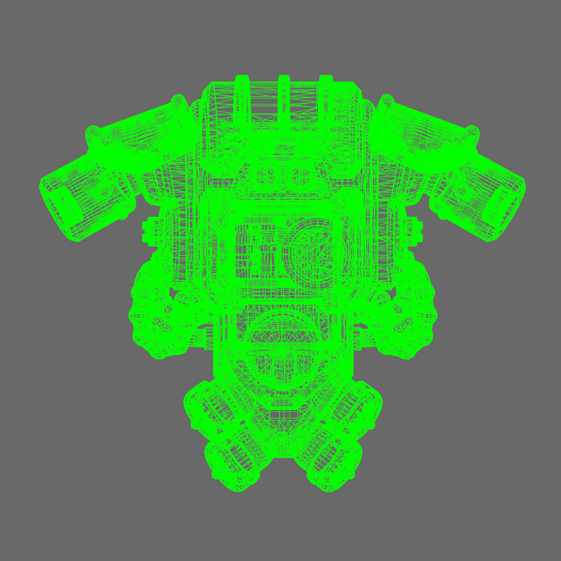 Space Knights V3 Warrior Backpack X 10