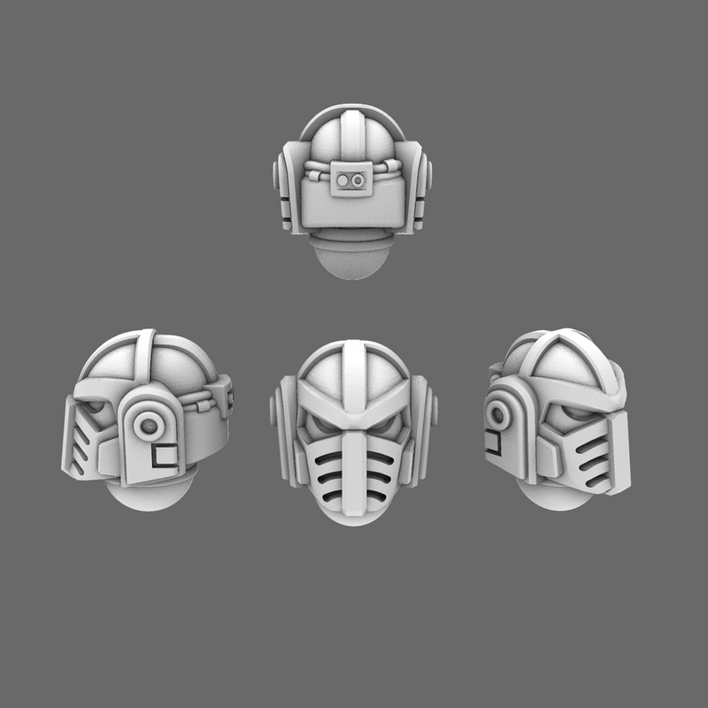 Space Knights V4 Savage Helmet X 10 - Only-Games