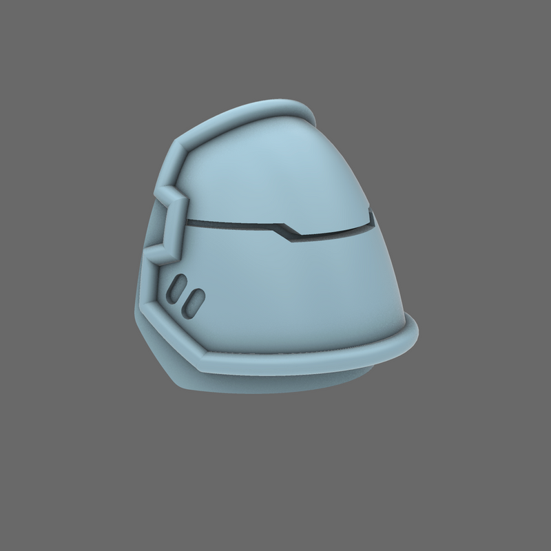 Space Knights V4 Savage Plain Shoulder Pads Type A X 10