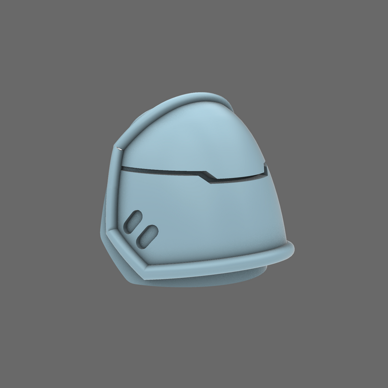 Space Knights V4 Savage Plain Shoulder Pads Type B - Only-Games