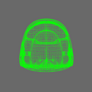 Space Knights V4 Savage Plain Shoulder Pads Type B