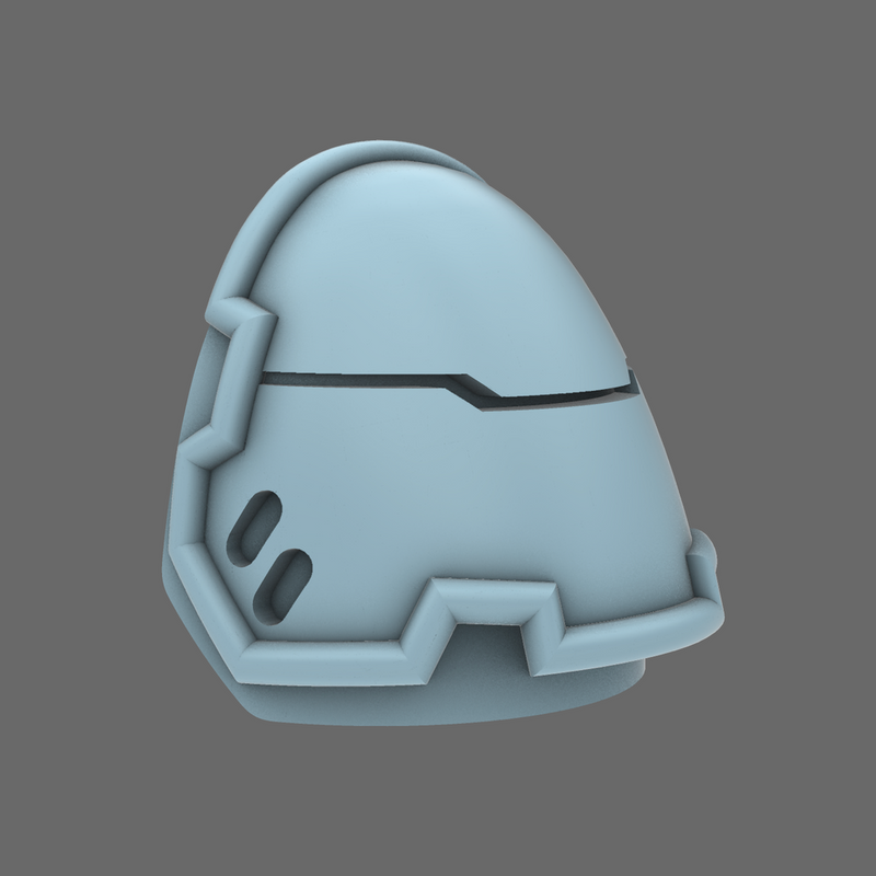 Space Knights V4 Savage Plain Shoulder Pads Type D X 10 - Only-Games