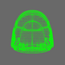 Space Knights V4 Savage Plain Shoulder Pads Type D X 10