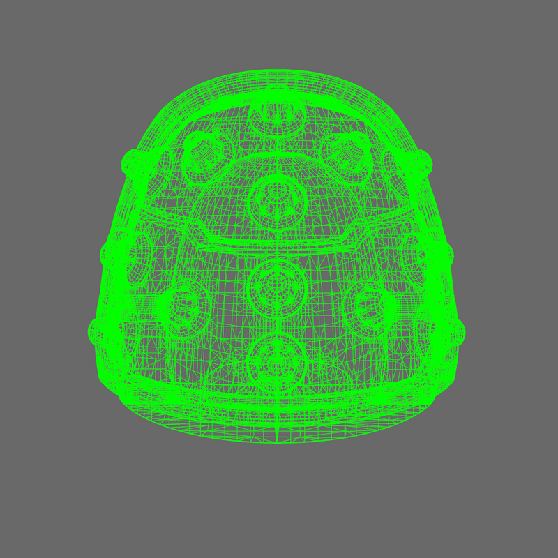 Space Knights V4 Savage Studded Shoulder Pads Type A