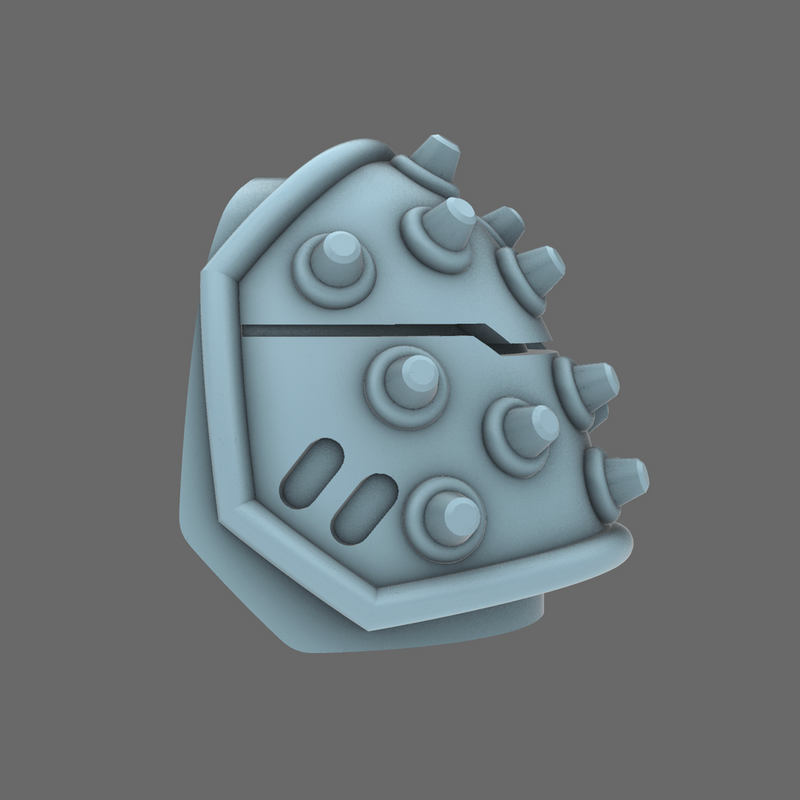 Space Knights V4 Savage Studded Shoulder Pads Type B X 10