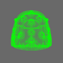 Space Knights V4 Savage Studded Shoulder Pads Type B - Only-Games