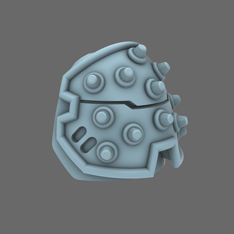 Space Knights V4 Savage Studded Shoulder Pads Type C